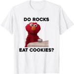 Sesame Street Elmo Do Rocks S&ouml;&ouml;vad K&uuml;psiseid_ T-s&auml;rk S valge