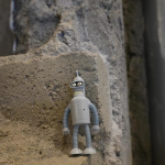 Futuramals Benders AloaMars Tulevikurobot Plastikust Mudel Tegevuskuju Kaunistus Perifeeria Kogutav V&auml;ike Kingitus