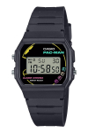 Casio Classic Koost&ouml;&ouml;mudel Valmistatud Biomassist PAC-MAN Kell, Plastik, Meeste Must, F-91WPC-1AJR must