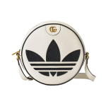 Gucci X Adidas Originals Ophidia Suure Logotr&uuml;kiga T&otilde;mblukuga Nahast Crossbody Kott Naiste kotid Valge 702626-DJ24T-8847 Basic Set (Bag+Dust Bag),Printed