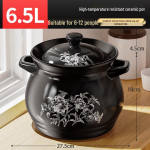 6,5L Keraamiline savist suppi-hautise pott
