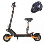 Kukirin G2 Max City E-Scooter 1000W Motor & 48V 20.8Ah Battery Seated Electric Scooter 10 Off-Road Tires & Dual Disc Brakes E-Scooter GIIMax+Helmet (Split Up) must