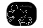 Napolex Auto p&auml;ikesesirmid Mickey Pakk 4 iminapaga kokkupandavat Lihtne x NAPOLEX (Disney Hiir), 2, Tassi, Kompaktselt, Paigaldus, 44,5 36,5 cm, WD-338