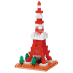 Kawada Nanoblock Tokyo torn x x 18 Vanus 12 ja Interj&ouml;&ouml;r NBC_393, 1.3 10.5 cm, &uuml;les, Kaunistus, Hobi, NBC_393