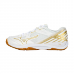 Mizuno Wave Smash CN Kerged Paindlikud Libisemiskindlad Vastupidavad Hingavad Madalad Sulgpallijalatsid Unisex toss Valge Plaatina 71GA253001 36