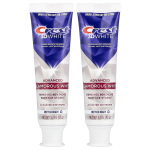 Crest, 3D White, Fluoriidiga hambakaitse hambapasta, T&auml;iustatud, Glamuurne valge, 2 tuubi, 93 g (3,3 untsi) iga