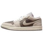 Jordan Air Jordan 1 Low top Vintage Basketball Shoes Women's Beige Brown IB7011-001 36