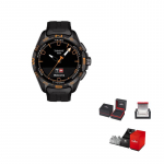 TISSOT T SPORT Kollektsioon Kvartsmehhanismiga Meeste Kell Kell 47,5 mm Must sihverplaadi Keraamiline korpus Kummirihm T121.420.47.051.04 Regular Watch Box