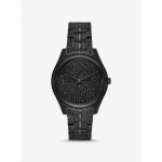 Michael Kors Lauryn Pav&eacute; Musta Tooniga K&auml;ekell MK3980 must