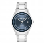 Calvin Klein Knight Series Automaatne Mehaaniline Kell 40mm Sinine sihver 30m Veekindel Unisex kellad 25300020 Blue