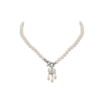 Vivienne Westwood Sheryl S&uuml;da P&auml;rl Ripatsiga Kaelakee Unisex kaelakee H&otilde;be 6301012B02P103 Box