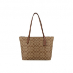 Coach t&otilde;mblukuga &uuml;laosaga kott 30 Monogrammiga ostukott Naiste kott Pruun 4455-IME74 Basic Set (Bag+Dust Bag)