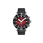 TISSOT Starfish Kollektsioon Kvartsmehhanism 300 meetrit Veekindlus Unisex K&auml;ekell 45,5 mm Punane Kella sihverplaat T120.417.17.421.00 Red Watch Dial black