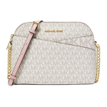 Michael Kors Jet Set Travel Logotr&uuml;kiga L&otilde;uendist &Otilde;la- ja Crossbody Kott Keskmine Naiste kotid Beež Roosa 35F1GTVC6B-PWDBLSHMLT Basic Set (Bag)