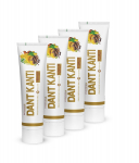Patanjali Dant Kanti Advance Hambahari 100g X 4 tk Pakk Maitsetaimede Suuh&uuml;gieen V&auml;rske H&otilde;ngu Ja Tervete Igemete Jaoks Igap&auml;evaseks Kasutamiseks