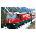 N-m&otilde;&otilde;tkava KATO Glacier Express Alps komplekt Mudelraudtee KATO Nr 10-2027 Lisakomplekt (4 autot)