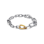 Pandora Me S&uuml;dame V&otilde;lu Seeria Kahev&auml;rviline Moodne Mitmek&uuml;lgne Lihtne 925 H&otilde;bedast K&auml;ev&otilde;ru Unisex k&auml;ev&otilde;ru 562527C00 Box,17.5