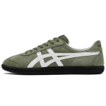 Onitsuka Tiger Tokuten P&otilde;letatud Roheline Valge Must Unisex Madala s&auml;&auml;rega Suede Retro Treeningjalatsid 1183A907-300 41.5