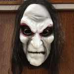 Halloweeni &otilde;udusmask, zombimask, lateksist biokeemiliste koletiste mask, &uuml;likond Halloweeni kost&uuml;&uuml;mipeoks black