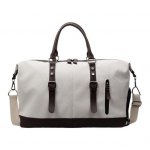 Weekender Duffel Bag Suur K&auml;sipagasikott Kingade Sahtliga Crossbody Reisi &Ouml;&ouml;kott J&otilde;usaali Haigla Jooga Tantsu jaoks beež