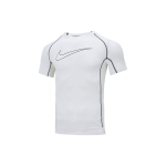 Nike Pro Dri-FIT meeste tihe l&uuml;hikeste varrukatega topp Valge DD1993-100 XL