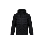 Nike Sportswear Meeste s&uuml;nteetilise t&auml;idisega h&uuml;briidne kapuutsiga jope Must BV6299-010 M