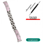 14mm metallist kellarihm Garmin Watch Lily 2 jaoks Elegantne naiste Valge roosakuld roosa rihm veekindel k&auml;ev&otilde;ru nutikella Tarvikud 14mm