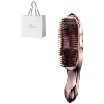 ReFa ION CARE BRUSH PREMIUM - Ametliku poe eksklusiivne juuksehooldushari siledate ja tervete juuste jaoks black