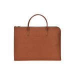 Longchamp Le Foulonn&eacute; tera nahast lukuga l&uuml;hikese k&auml;epidemega portfell V&auml;ike unisex portfell Pruun 2115021121 Shopping Bag Set(Basic Set+Shopping Bag)