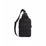K&auml;ekott Ethan Pakk 21 Klassikaline Monogramm T&otilde;mblukuga Suletav Kaetud L&otilde;uend ja Sile Vasikanahast &Otilde;la- v&otilde;i Crossbody-V&ouml;&ouml;kotid Naiste Kotid Pronks Must CO910-QBLWO Basic Set (Bag+Dust Bag)