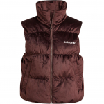 Adidas Originals Regen FW24 Sametine Puhverjakk Naistele Tumedalt Hall-Pruun IW8388 XL