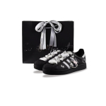 Adidas Originals Superstar 2 Kulumiskindlad Madalad Tennised Rula Kingad Unisex Must H&otilde;bedane JI0079(Team840-) 36⅔