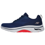 Skechers Go Walk Arch Fit 2.0 Temporal mugavad ja mitmek&uuml;lgsed madala s&auml;&auml;rega vabaajajalatsid meestele, sinised 216524-NVRD 43 white