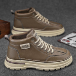 2025 Uued Meeste Retro K&otilde;rged Saapad S&uuml;gis Soojad Mugavad Platvormkingad Meeste Pahkluusaapad Ratsu T&ouml;&ouml;saapad Botas Zapatillas 39