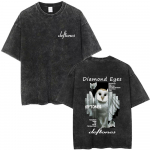 Pestud Vintage Deftones Diamond Eyes Albumi Graafiline T-s&auml;rk Meestele Naistele Retro Rock Pop Muusika T-s&auml;rgid Meeste &Uuml;le suurusega L&uuml;hikeste varrukatega S mitmev&auml;rviline