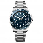 LONGINES Concas sukeldumisseriaali automaatne mehaaniline liikumine 300 meetrit veekindel kell 42 mm sinine sihver roostevabast terasest ja keraamiline korpus L3.788.4.96.6 sinine