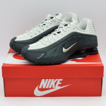 HQ1988-300 Nike Shox R4 Must Kuusk Kuusk Aura Must Oliiv Aura (meeste omad) 9 black