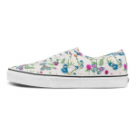 Vans Authentic unisex madalad skate-kingad valged liblika- ja lilleprindiga VN0A5HZSUC0 36