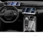 Peugeot 508 jaoks - K&auml;igukasti paneel Navigatsioon Autode siseosa Kaitsekile Kriimustusvastased Tarvikud Kleebis Left-hand drive