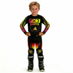motokrossi laste komplekt MX s&auml;rk ja p&uuml;ksid lastele laste Komplekt sinine Krossi bike MTB DH UTV Enduro varustuskombo Off-road noorte v&otilde;idus&otilde;idukost&uuml;&uuml;m YS-20 (15-19KG) must