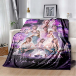 Taylor Swift Kontserdi Lilla Lava Portree Prindiga Pehme Flanell Tekk Kerge Soe Diivani Diivani Voodi Kodu Dekoor Kate Popmuusika F&auml;nnidele 80cm x 120cm gray