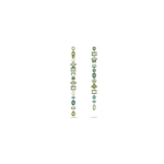 Swarovski Gema tilkk&otilde;rvar&otilde;ngad l&uuml;hikesed, roheline kullatud toon #candy# 5613734 kuld
