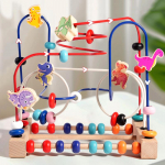 Montessori Beebim&auml;nguasjad Puidust Dinosaurus Rullnokk Helmem&auml;ng Laps Eelkooliealine &Otilde;ppem&auml;ng Hariv Pusle Matemaatikam&auml;nguasjad Lastele