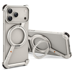 Oatsbasf Raamita Metallist Telefonikarp IPhone 17 Pro/Pro Max/17 Air jaoks, Aluse ja 360&deg; P&ouml;&ouml;ratava Magsafe Kaitsega, P&otilde;rutuskindel iPhone17 Pro Max gray