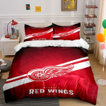 Red Wingsi logo voodipesukomplekt Voodipesu Tekikoti komplekt Tekikott Padjap&uuml;&uuml;rid  (1 * Tekikott 2 * Padjap&uuml;&uuml;ri, ilma tekita) 135x200cm