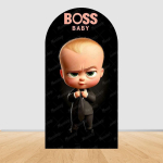 Baby Boss Teemaline Kaar Taustaks Beebi Poisi S&uuml;nnip&auml;evapeo Kaunistus Fotograafia Taust T&uuml;drukute Portree Fotograafiline Laste Fotostuudio 3.9x7.2ft(120x220cm)