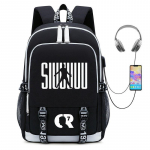 Jalgpallit&auml;he Seljakott USB-laadimisega Koolikott &Otilde;pilase Seljakott Arvutikott Laste Seljakott Backpack