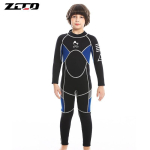 Laste 3 mm neopreenist t&auml;ispikk neopreen&uuml;likond Snorgeldamiseks Surfimiseks Ujumiseks UV-kaitsega Soe sukeldumis&uuml;likond Unisex Laps XXS 2-3Y kollane