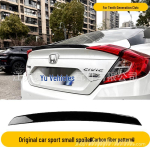 Honda Civic 10. p&otilde;lvkonna originaalstiilis tagaspoiler - puurimiseta ducktail uuendus.