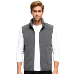 Meeste kampsun varrukateta spordikihiline vest L gray